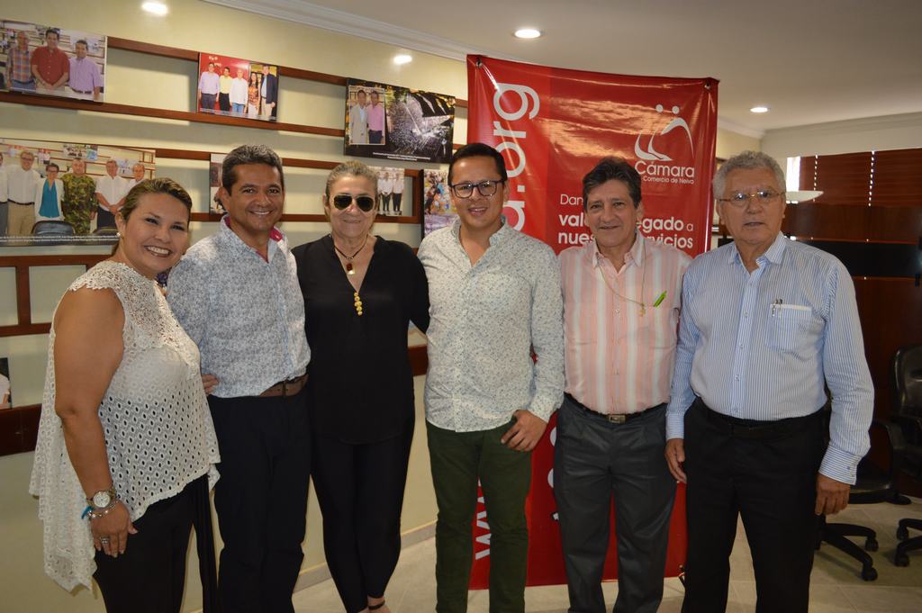 Sandra Grijalba, Ariel Rincón Machado, Eva de Mateus, José Alberto Mojica, Jorge Medina y  José Ignacio Valencia.